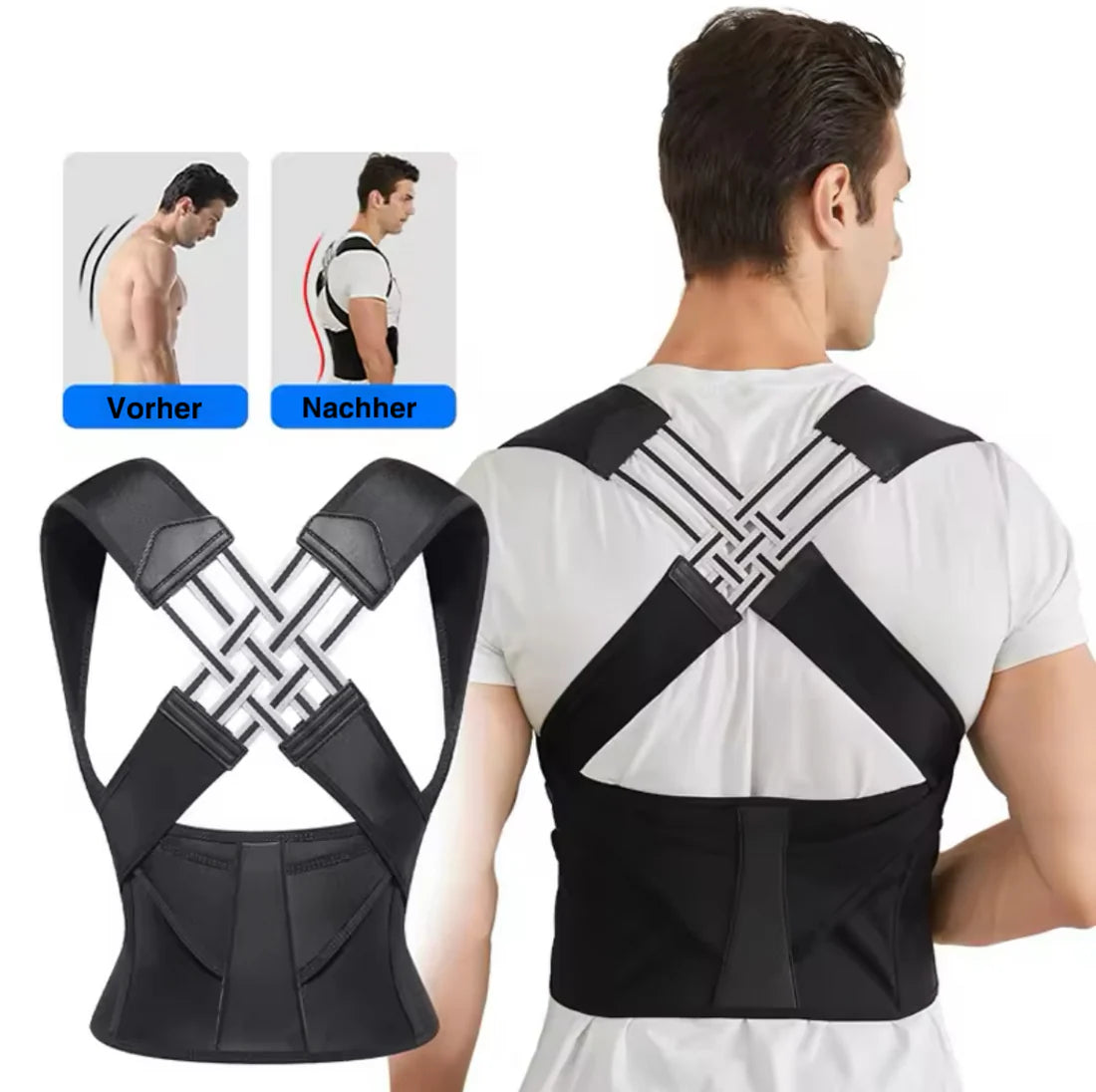 Desired Shop™ Premium Adjustable Back Posture Corrector