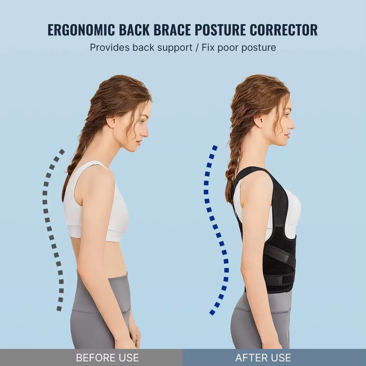 Desired Shop™ Premium Adjustable Back Posture Corrector