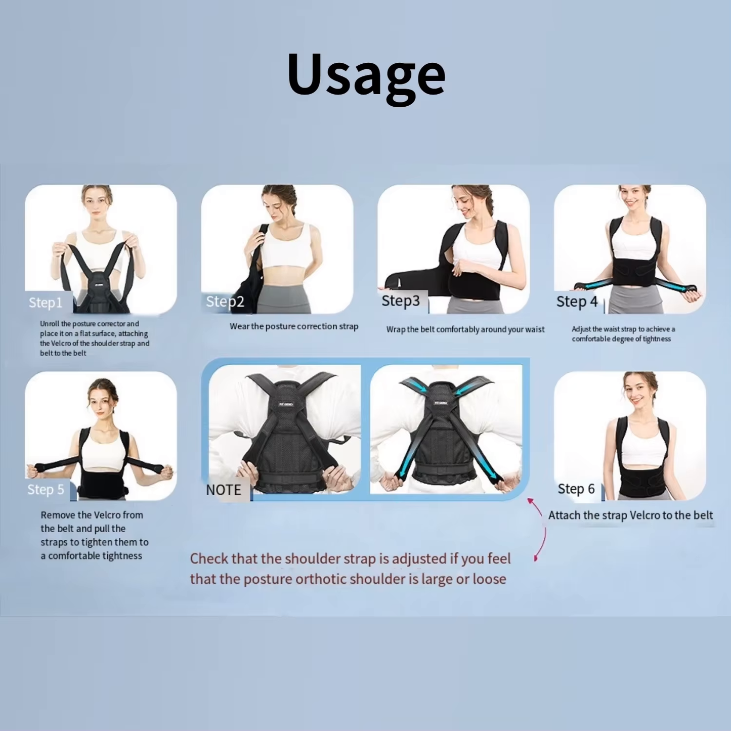 Desired Shop™ Premium Adjustable Back Posture Corrector